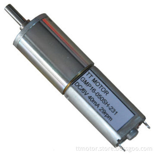 Planetary plastic gear motor for copy machine, 12-24v, 16mm planetary reducer with brush-less motor